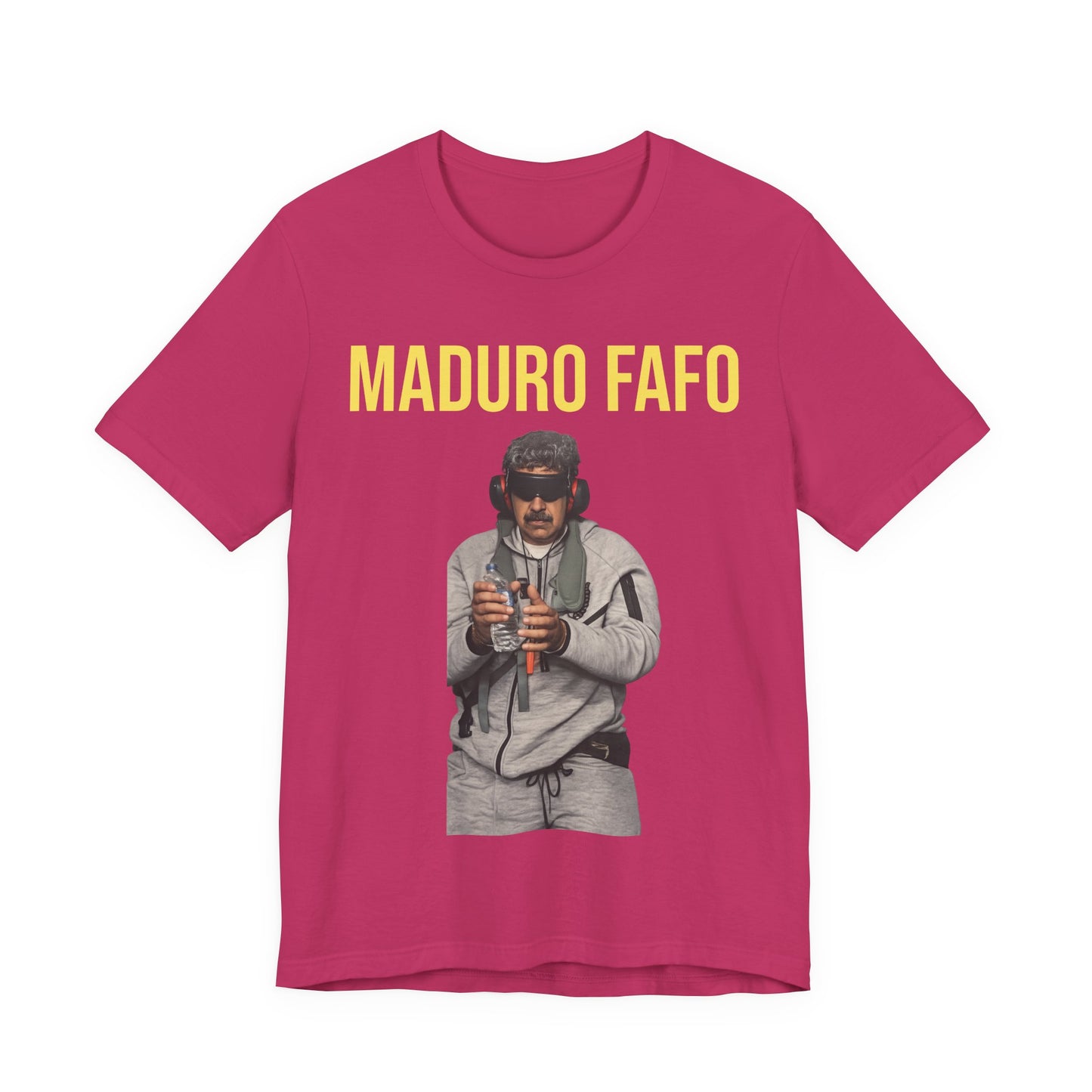 Camiseta Maduro FAFO – Meme Icónico, Unisex, Algodón, Cuello Redondo