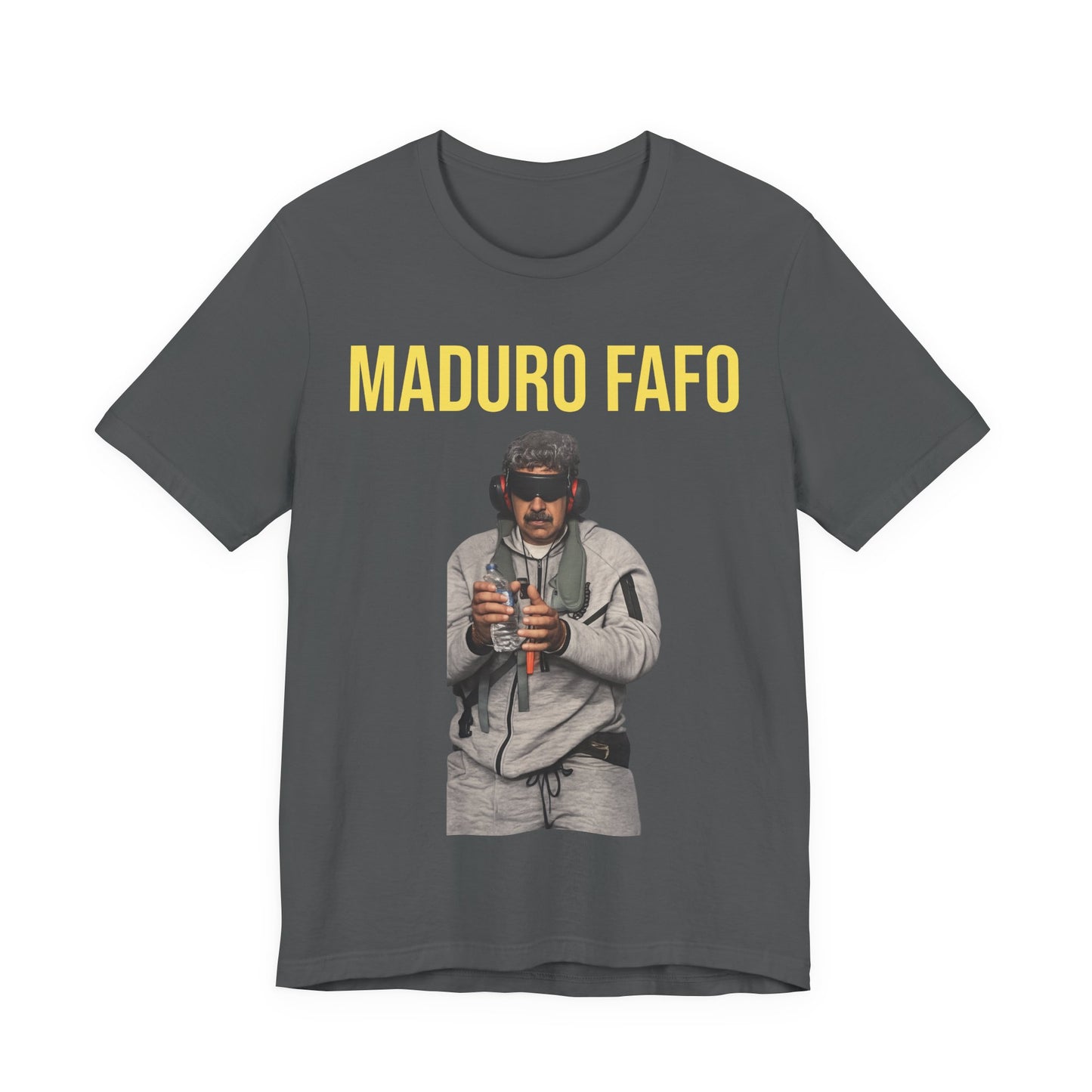Camiseta Maduro FAFO – Meme Icónico, Unisex, Algodón, Cuello Redondo