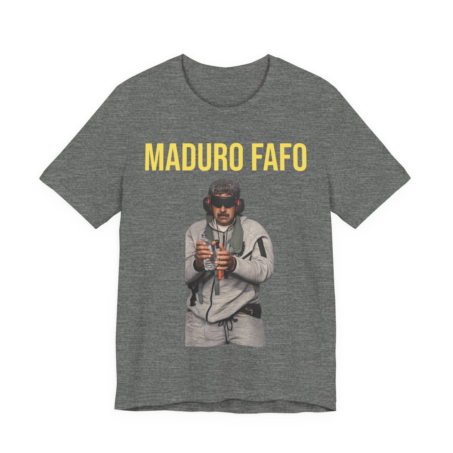 Camiseta Maduro FAFO – Meme Icónico, Unisex, Algodón, Cuello Redondo