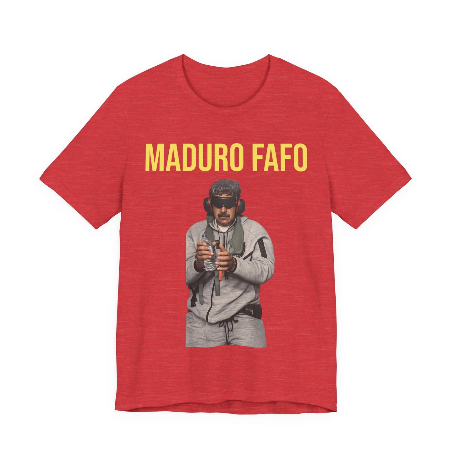 Camiseta Maduro FAFO – Meme Icónico, Unisex, Algodón, Cuello Redondo