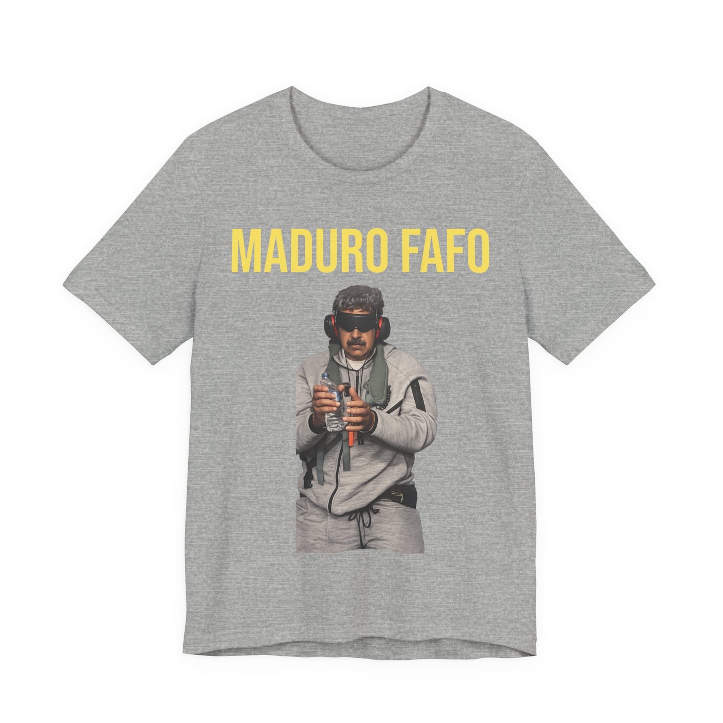 Camiseta Maduro FAFO – Meme Icónico, Unisex, Algodón, Cuello Redondo